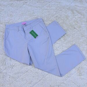 Lilly Pulitzer | seaside grey Shana stretch crop pants career casual basics